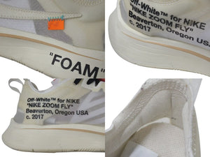 Nike x Off-White ナイキ x オフホワイト "THE TEN" Zoom Fly ザテン ズームフライ ホワイト ラバー 26cm AJ4588-100 中古 4c074585