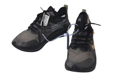 NIKE x OFF-WHITE ナイキ x オフホワイト ZOOM FLY SNEAKER ズーム フライ スニーカー ブラック AJ4588-001 美品 中古 4c074588