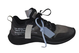 NIKE x OFF-WHITE ナイキ x オフホワイト ZOOM FLY SNEAKER ズーム フライ スニーカー ブラック AJ4588-001 美品 中古 4c074588