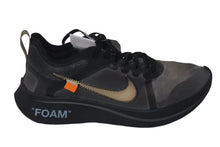 Load image into Gallery viewer, NIKE x OFF-WHITE ナイキ x オフホワイト ZOOM FLY SNEAKER ズーム フライ スニーカー ブラック AJ4588-001 美品 中古 4c074588