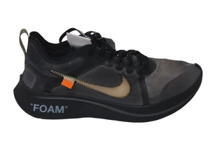 NIKE x OFF-WHITE ナイキ x オフホワイト ZOOM FLY SNEAKER ズーム フライ スニーカー ブラック AJ4588-001 美品 中古 4c074588