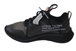NIKE x OFF-WHITE ナイキ x オフホワイト ZOOM FLY SNEAKER ズーム フライ スニーカー ブラック AJ4588-001 美品 中古 4c074588