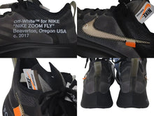 Load image into Gallery viewer, NIKE x OFF-WHITE ナイキ x オフホワイト ZOOM FLY SNEAKER ズーム フライ スニーカー ブラック AJ4588-001 美品 中古 4c074588
