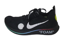 Load image into Gallery viewer, NIKE ナイキ OFF-WHITE オフホワイト ズームフライマーキュリアルフライニット ローカットスニーカー US9 ブラック 美品 中古 4c074589