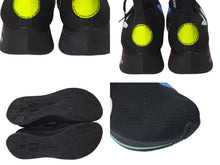 Load image into Gallery viewer, NIKE ナイキ OFF-WHITE オフホワイト ズームフライマーキュリアルフライニット ローカットスニーカー US9 ブラック 美品 中古 4c074589