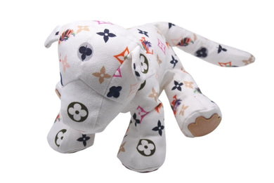 極美品 LOUIS VUITTON ルイヴィトン ドゥドゥ タイガー 虎 人形 ぬいぐるみ MP0252GI0735 コットン ホワイト マルチカラー 中古 4c074596