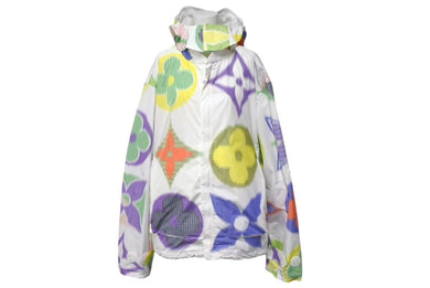 極美品 LOUIS VUITTON ルイヴィトン モノグラム ウィンドブレイカー ジャケット RM202M XFO HJB08W サイズ52 マルチカラー 中古 4c074600