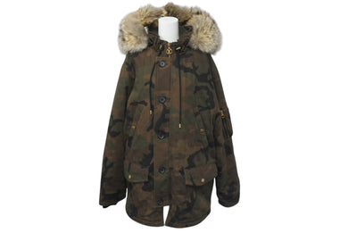 ルイヴィトン ルイヴィトン SUPREME 17AW LVジャガードデニム N-3B コート サイズ48 HDK90EDSQ サイズ48 美品 中古 4c074601 