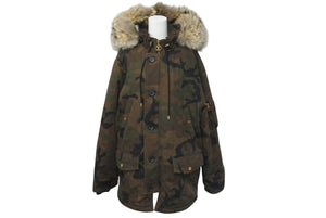 ルイヴィトン ルイヴィトン SUPREME 17AW LVジャガードデニム N-3B コート サイズ48 HDK90EDSQ サイズ48 美品 中古 4c074601 