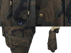ルイヴィトン ルイヴィトン SUPREME 17AW LVジャガードデニム N-3B コート サイズ48 HDK90EDSQ サイズ48 美品 中古 4c074601 