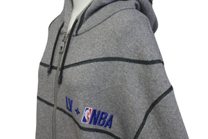 極美品 LOUISVUITTON ルイヴィトン 21AW NBA ロゴ刺繍 パーカー RM211M ZMG HKY03W グレー ブルー レッド サイズXXL 中古 4c074608