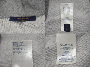 極美品 LOUISVUITTON ルイヴィトン 21AW NBA ロゴ刺繍 パーカー RM211M ZMG HKY03W グレー ブルー レッド サイズXXL 中古 4c074608