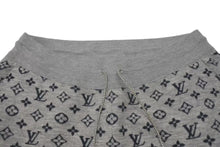 Load image into Gallery viewer, LOUIS VUITTON ルイヴィトン モノグラム カシミヤ混 ジョガーパンツ グレー サイズL FKKP09ZVE 美品 中古 4c074609
