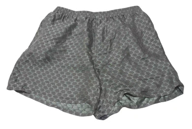 LOUIS VUITTON ルイヴィトン ジャカードモノグラムシルクショートパンツ グリーン グレー RM242MM KSY HRP 美品 中古 4c074613