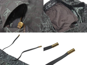 LOUIS VUITTON ルイヴィトン ジャカードモノグラムシルクショートパンツ グリーン グレー RM242MM KSY HRP 美品 中古 4c074613
