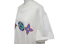 Load image into Gallery viewer, LOUIS VUITTON ルイヴィトン プリント ホワイト マルチカラー Tシャツ RM202M NPG HJY01W 良品 中古 4c074616