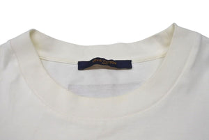 LOUIS VUITTON ルイヴィトン プリント ホワイト マルチカラー Tシャツ RM202M NPG HJY01W 良品 中古 4c074616