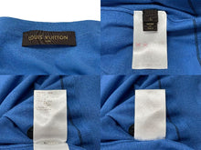 Load image into Gallery viewer, LOUIS VUITTON ルイヴィトン シルクカシミヤ混 コットンカーディガン ブルー サイズL RM171Q MM5 HAN49W 美品 中古 4c074617