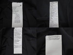 極美品 Maison Margiela メゾンマルジェラ 22SS オーバーサイズ カットオフ 半袖Ｔシャツ ブラック ファブリック S50GC0668 サイズM 中古 4c074648