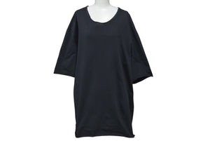 極美品 Maison Margiela メゾンマルジェラ 22SS オーバーサイズ カットオフ 半袖Ｔシャツ ブラック ファブリック S50GC0668 サイズM 中古 4c074648