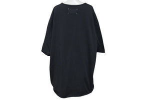 極美品 Maison Margiela メゾンマルジェラ 22SS オーバーサイズ カットオフ 半袖Ｔシャツ ブラック ファブリック S50GC0668 サイズM 中古 4c074648