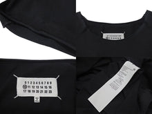 Load image into Gallery viewer, 極美品 Maison Margiela メゾンマルジェラ 22SS オーバーサイズ カットオフ 半袖Ｔシャツ ブラック ファブリック S50GC0668 サイズM 中古 4c074648