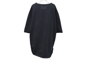 極美品 Maison Margiela メゾンマルジェラ 22SS オーバーサイズ カットオフ 半袖Ｔシャツ ブラック ファブリック S50GC0668 サイズM 中古 4c074649