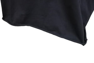 極美品 Maison Margiela メゾンマルジェラ 22SS オーバーサイズ カットオフ 半袖Ｔシャツ ブラック ファブリック S50GC0668 サイズM 中古 4c074649