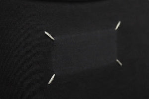 極美品 Maison Margiela メゾンマルジェラ 22SS オーバーサイズ カットオフ 半袖Ｔシャツ ブラック ファブリック S50GC0668 サイズM 中古 4c074649
