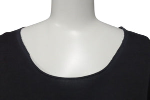 Maison Margiela メゾンマルジェラ 22SS オーバーサイズ カットオフ 半袖Ｔシャツ ブラック ファブリック S50GC0668 サイズM 美品 中古 4c074650 