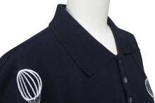 画像をギャラリービューアに読み込む, THOM BROWN トムブラウン Sky Icons Polo Shirt スカイアイコンポロシャツ ネイビー サイズ 3 MJP140E 美品 中古 4c074651