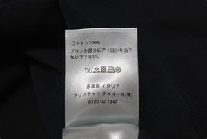 極美品 CHRISTIAN DIOR クリスチャンディオール ATELIER アトリエ半袖Tシャツ 043J615A0589 コットン ブラック サイズXL 中古 4c074653 
