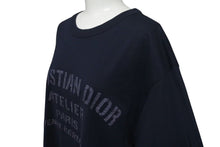 画像をギャラリービューアに読み込む, 極美品 CHRISTIAN DIOR クリスチャンディオール ATELIER アトリエ半袖Tシャツ 043J615A0589 コットン ブラック サイズXL 中古 4c074653 