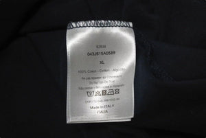 極美品 CHRISTIAN DIOR クリスチャンディオール ATELIER アトリエ半袖Tシャツ 043J615A0589 コットン ブラック サイズXL 中古 4c074653 