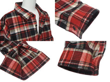 Load image into Gallery viewer, SAINT LAURENT サンローラン Red Check Button up レッド チェックシャツ サイズ L 535402 Y781T 美品 中古 4c074654