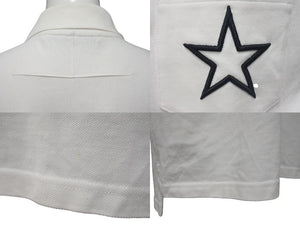 GIVENCHY ジバンシー Black Star Poket Polo ブラック スターポケットポロシャツ サイズ L BM70733Y30 美品 中古 4c074655 