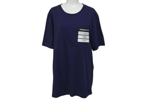未使用 Maison Margiela メゾンマルジェラ STEREOTYPE T Shirt ステリオタイプ Tシャツ ネイビー 52 S50GC0538 中古 4c074659