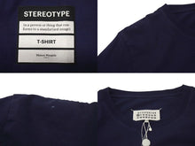 Load image into Gallery viewer, 未使用 Maison Margiela メゾンマルジェラ STEREOTYPE T Shirt ステリオタイプ Tシャツ ネイビー 52 S50GC0538 中古 4c074659