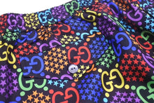 画像をギャラリービューアに読み込む, 極美品 GUCCI GGマルチカラー サイケデリック シルクショーツ ハーフパンツ モノグラム サイズ48 497251 ZADGM 中古 4c074670 
