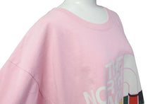 Load image into Gallery viewer, GUCCI グッチ THE NORTH FACE ザノースフェイス 半袖Tシャツ イタリア製 コットン ピンク サイズXL 美品 中古 4c074673