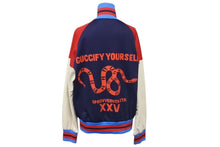 Load image into Gallery viewer, 極美品 GUCCI グッチ トラックジャケット GUCCIFY YOURSELF 502287 X9P63 ブルー レッド ネイビー ベージュ サイズL 中古 4c074676