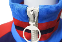 Load image into Gallery viewer, 極美品 GUCCI グッチ トラックジャケット GUCCIFY YOURSELF 502287 X9P63 ブルー レッド ネイビー ベージュ サイズL 中古 4c074676