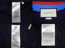 Load image into Gallery viewer, 極美品 GUCCI グッチ トラックジャケット GUCCIFY YOURSELF 502287 X9P63 ブルー レッド ネイビー ベージュ サイズL 中古 4c074676