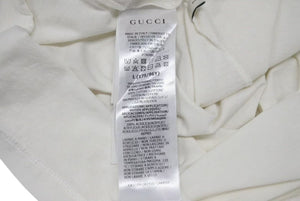 極美品 GUCCI グッチ 21SS EQUILIBRIUM ピッグ プリント Tシャツ 半袖 刺繍 615044 XJCRI ホワイト サイズL 中古 4c074687 