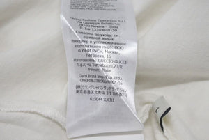 極美品 GUCCI グッチ 21SS EQUILIBRIUM ピッグ プリント Tシャツ 半袖 刺繍 615044 XJCRI ホワイト サイズL 中古 4c074687 