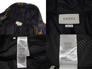 極美品 GUCCI GGマルチカラー サイケデリック ブルゾン パーカー サイズM モノグラム 604197 XJB62 中古 4c074689