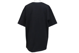 極美品 GUCCI グッチ グッチラム オーバーサイズ 半袖Tシャツ 565806 XJBTV イタリア製 コットン ブラック レッド M 中古 4c074691