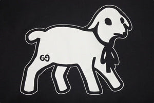 極美品 GUCCI グッチ グッチラム オーバーサイズ 半袖Tシャツ 565806 XJBTV イタリア製 コットン ブラック レッド M 中古 4c074691