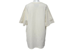 極美品 GUCCI グッチ DISNEYコラボ ミッキー半袖Tシャツ 565806 XJB66 コットン アイボリー サイズロゴ XL 中古 4c074692 