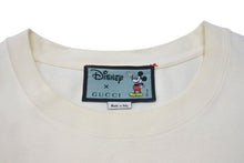 画像をギャラリービューアに読み込む, 極美品 GUCCI グッチ DISNEYコラボ ミッキー半袖Tシャツ 565806 XJB66 コットン アイボリー サイズロゴ XL 中古 4c074692 